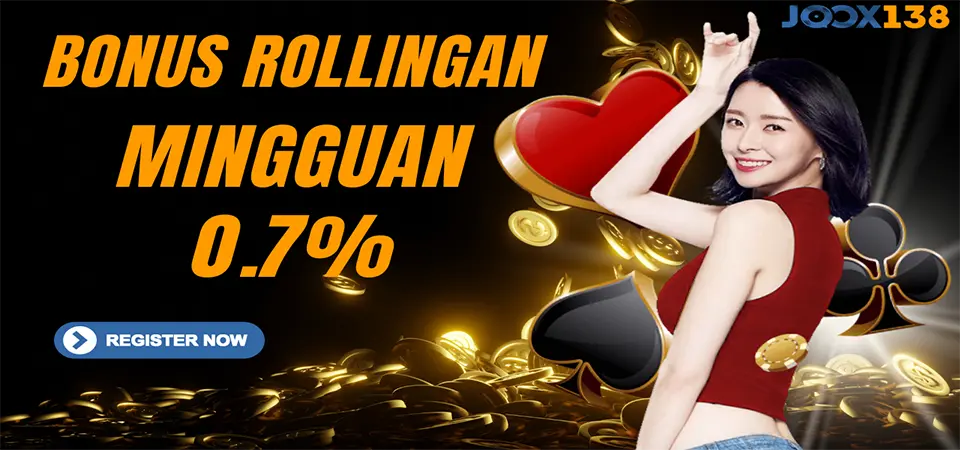 Bonus Rollingan Mingguan Live Casino - JOOX138